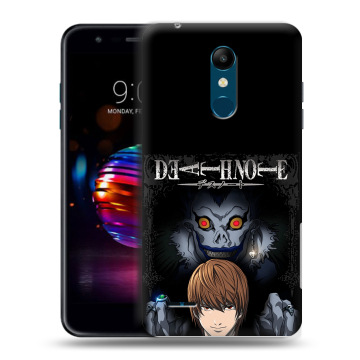 Силиконовый чехол на LG K11 Plus с принтом Death note Тетрадь смерти