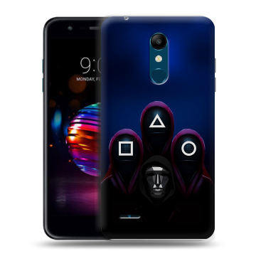 Силиконовый чехол на LG K11 Plus с принтом Игра Кальмара
