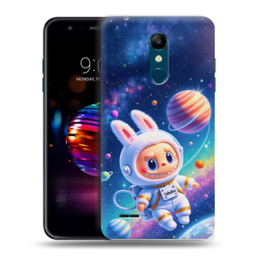 Силиконовый чехол на LG K11 Plus с принтом Labubu Лабубу Силиконовый чехол на LG K11 Plus с принтом Labubu Лабубу