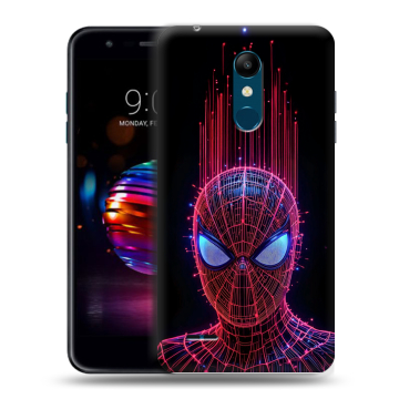 Силиконовый чехол на LG K11 Plus с принтом Spiderman Человек паук Силиконовый чехол на LG K11 Plus с принтом Spiderman Человек паук