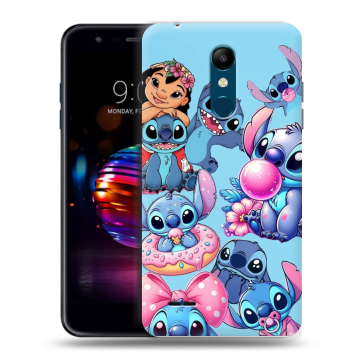 Силиконовый чехол на LG K11 Plus с принтом Лило и Стич