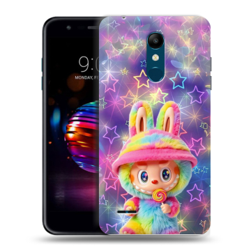 Силиконовый чехол на LG K11 Plus с принтом Labubu Лабубу