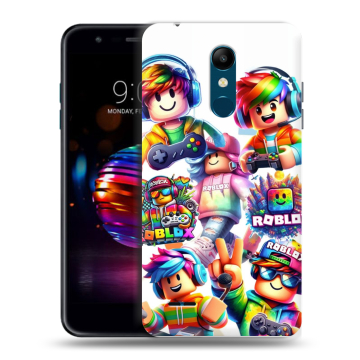 Силиконовый чехол на LG K11 Plus с принтом Roblox Роблокс Силиконовый чехол на LG K11 Plus с принтом Roblox Роблокс