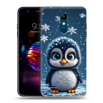 Силиконовый чехол на LG K11 Plus с принтом Новый год