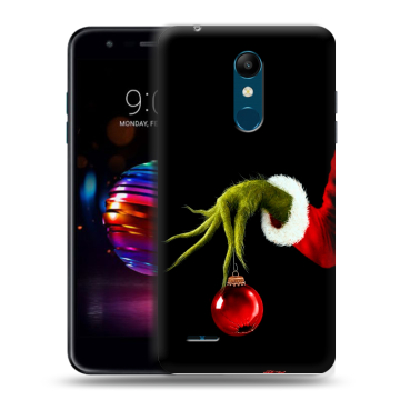 Силиконовый чехол на LG K11 Plus с принтом Новый год Гринч