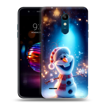 Силиконовый чехол на LG K11 Plus с принтом Новый год