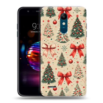 Силиконовый чехол на LG K11 Plus с принтом Новый год