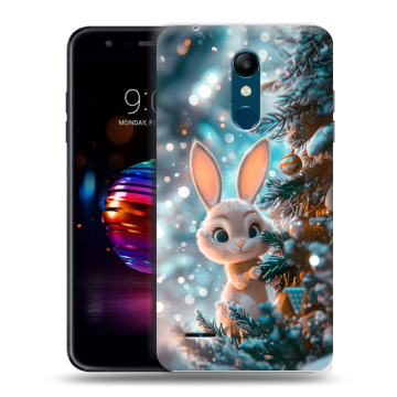 Силиконовый чехол на LG K11 Plus с принтом Новый год