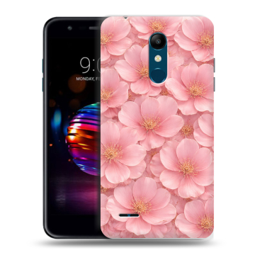 Силиконовый чехол на LG K11 Plus с принтом женский