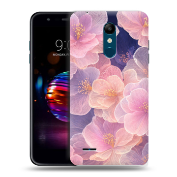 Силиконовый чехол на LG K11 Plus с принтом женский