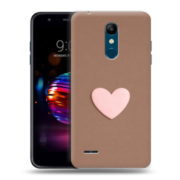 Силиконовый чехол на LG K11 Plus с принтом женский