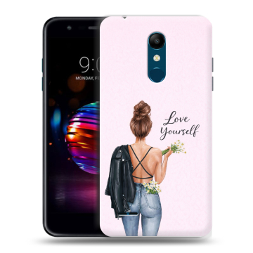 Силиконовый чехол на LG K11 Plus с принтом женский Силиконовый чехол на LG K11 Plus с принтом женский