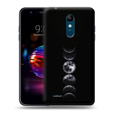 Силиконовый чехол на LG K11 Plus с принтом женский