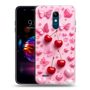 Силиконовый чехол на LG K11 Plus с принтом для девочек