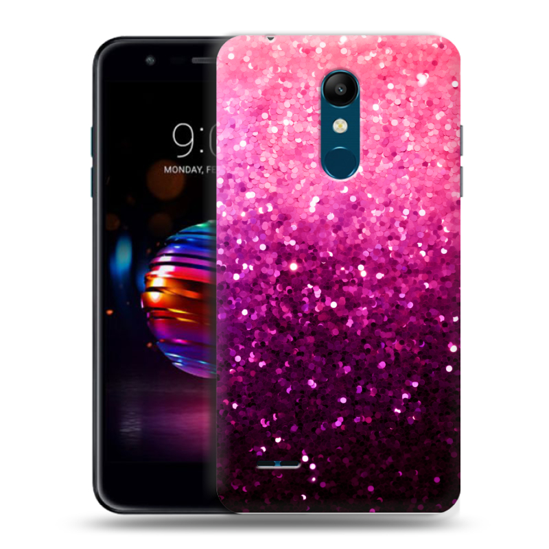 Силиконовый чехол на LG K11 Plus с принтом Блестки Силиконовый чехол на LG K11 Plus с принтом Блестки