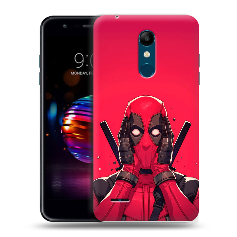 Силиконовый чехол на LG K11 Plus с принтом Дедпул Deadpool Силиконовый чехол на LG K11 Plus с принтом Дедпул Deadpool
