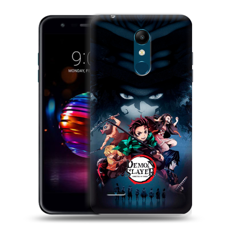 Силиконовый чехол на LG K11 Plus с принтом Demon Slayer Клинок рассекающий демонов Силиконовый чехол на LG K11 Plus с принтом Demon Slayer Клинок рассекающий демонов