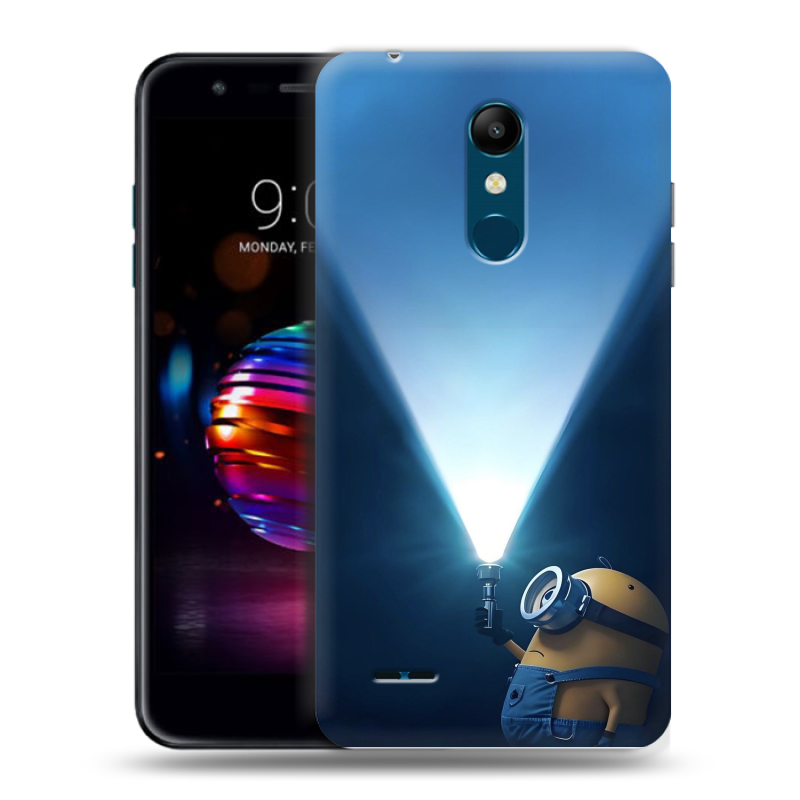 Силиконовый чехол на LG K11 Plus с принтом Миньоны Силиконовый чехол на LG K11 Plus с принтом Миньоны
