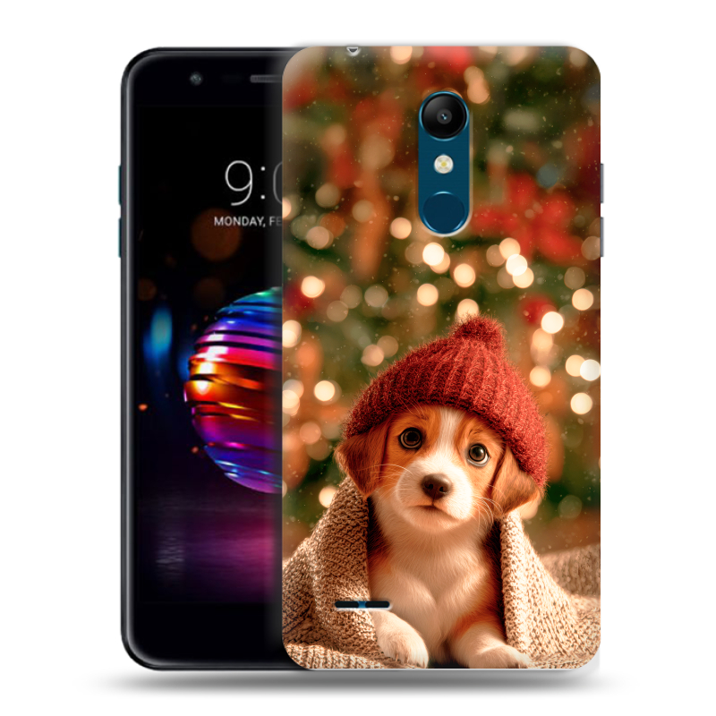 Силиконовый чехол на LG K11 Plus с принтом Новый год Силиконовый чехол на LG K11 Plus с принтом Новый год