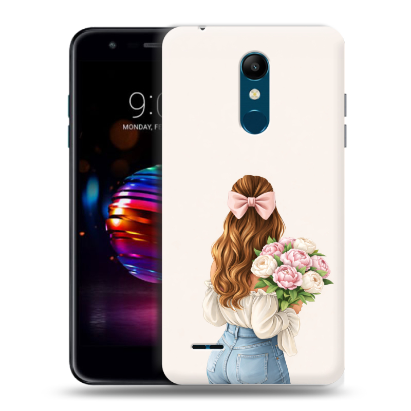 Силиконовый чехол на LG K11 Plus с принтом женский Силиконовый чехол на LG K11 Plus с принтом женский