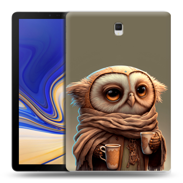 Силиконовый чехол на планшета Samsung Galaxy Tab S4 с принтом Сова