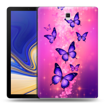 Силиконовый чехол на Samsung Galaxy Tab S4 с принтом Бабочки
