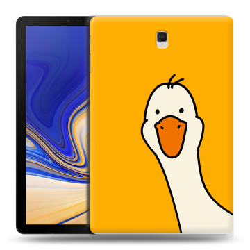 Силиконовый чехол на Samsung Galaxy Tab S4 с принтом Утка