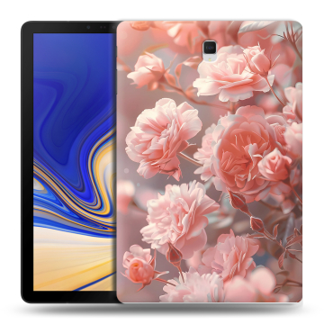 Силиконовый чехол на Samsung Galaxy Tab S4 с принтом Розовые розы
