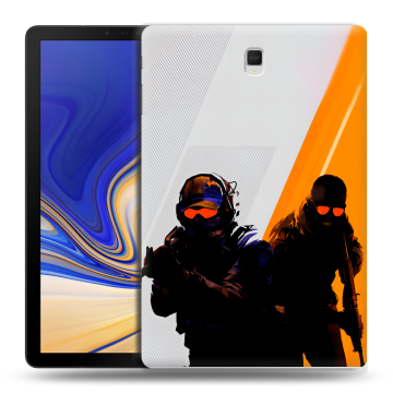 Силиконовый чехол на Samsung Galaxy Tab S4 с принтом Контер страйк Counter strike Силиконовый чехол на Samsung Galaxy Tab S4 с принтом Контер страйк Counter strike