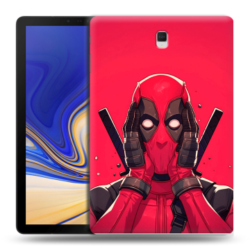 Силиконовый чехол на Samsung Galaxy Tab S4 с принтом Дедпул Deadpool