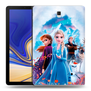 Силиконовый чехол на Samsung Galaxy Tab S4 с принтом Холодное сердце Frozen