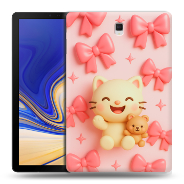 Силиконовый чехол на Samsung Galaxy Tab S4 с принтом для девочек