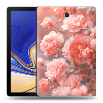 Силиконовый чехол на Samsung Galaxy Tab S4 с принтом Розы цветы