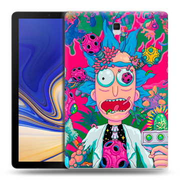 Силиконовый чехол на Samsung Galaxy Tab S4 с принтом Рик и Морти Rick Morty