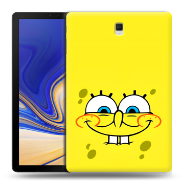 Силиконовый чехол на Samsung Galaxy Tab S4 с принтом спанчбоб спанч боб Силиконовый чехол на Samsung Galaxy Tab S4 с принтом спанчбоб спанч боб