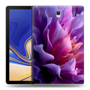 Силиконовый чехол на Samsung Galaxy Tab S4 с принтом женский цветы