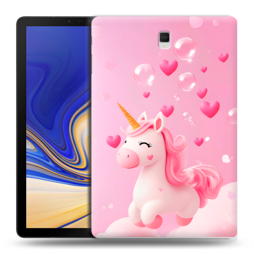 Силиконовый чехол на Samsung Galaxy Tab S4 с принтом Единорог