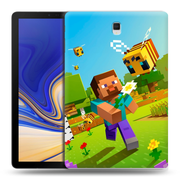 Силиконовый чехол на Samsung Galaxy Tab S4 с принтом Майнкрафт Minecraft Силиконовый чехол на Samsung Galaxy Tab S4 с принтом Майнкрафт Minecraft