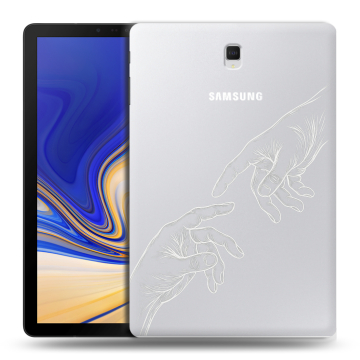 Силиконовый чехол на Samsung Galaxy Tab S4 с принтом Сотворение мира