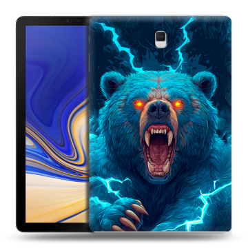 Силиконовый чехол на Samsung Galaxy Tab S4 с принтом Медведь