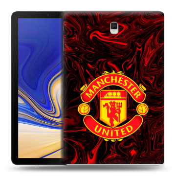 Силиконовый чехол на Samsung Galaxy Tab S4 с принтом Manchester United Силиконовый чехол на Samsung Galaxy Tab S4 с принтом Manchester United