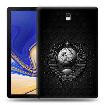 Силиконовый чехол на Samsung Galaxy Tab S4 с принтом Герб Флаг СССР Силиконовый чехол на Samsung Galaxy Tab S4 с принтом Герб Флаг СССР