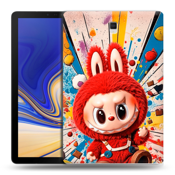 Силиконовый чехол на Samsung Galaxy Tab S4 с принтом Labubu Лабубу