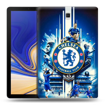 Силиконовый чехол на Samsung Galaxy Tab S4 с принтом Chelsea Челси Силиконовый чехол на Samsung Galaxy Tab S4 с принтом Chelsea Челси