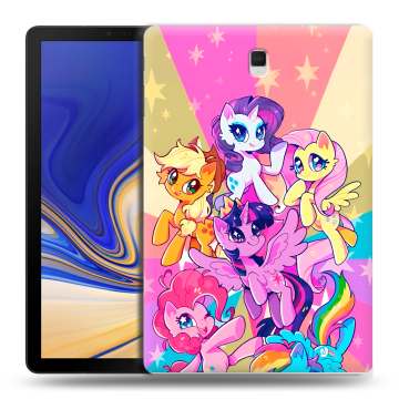 Силиконовый чехол на Samsung Galaxy Tab S4 с принтом My little pony Дружба чудо