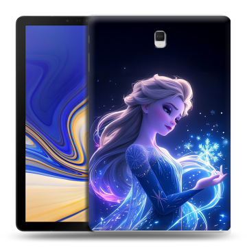 Силиконовый чехол на Samsung Galaxy Tab S4 с принтом Холодное сердце Frozen