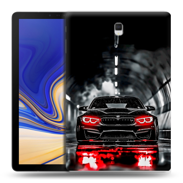 Силиконовый чехол на Samsung Galaxy Tab S4 с принтом BMW БМВ