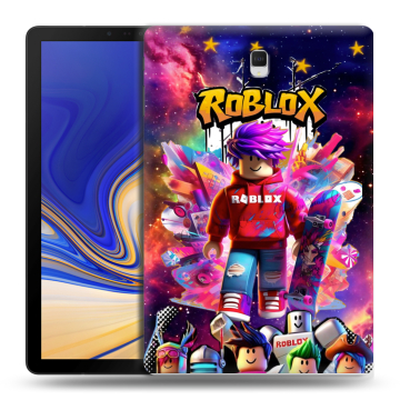 Силиконовый чехол на Samsung Galaxy Tab S4 с принтом Roblox Роблокс
