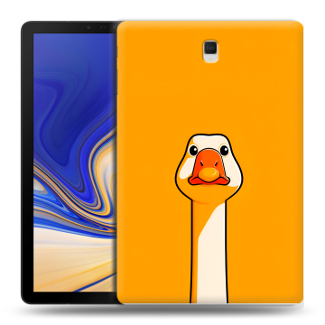 Силиконовый чехол на Samsung Galaxy Tab S4 с принтом Смешная утка Силиконовый чехол на Samsung Galaxy Tab S4 с принтом Смешная утка
