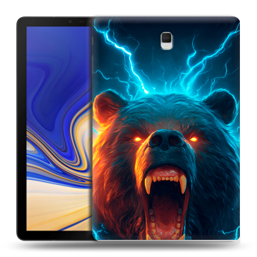 Силиконовый чехол на Samsung Galaxy Tab S4 с принтом Медведь Силиконовый чехол на Samsung Galaxy Tab S4 с принтом Медведь